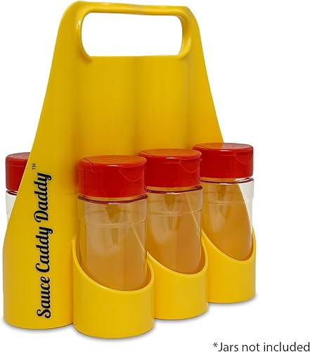 Miniatura 6 de Portador de 6 botellas para salsa picante, capacidad para botellas estándar de 5 onzas, organizador de salsa picante, soporte para condimentos