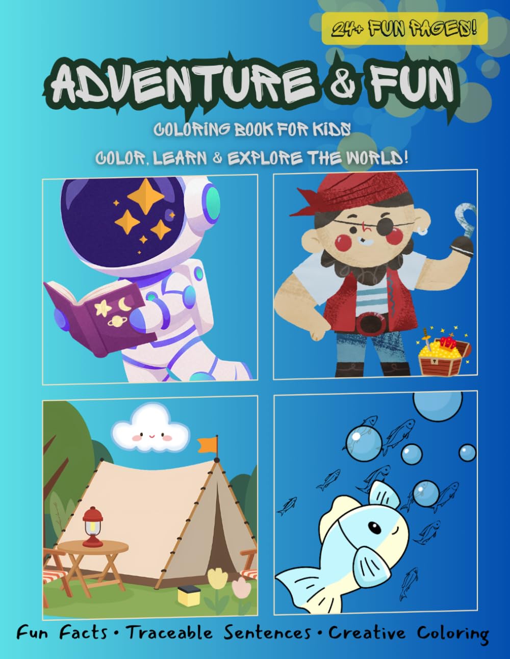 Adventure & Fun Coloring Book for Kids: Adventure & Fun Coloring Book for Kids
