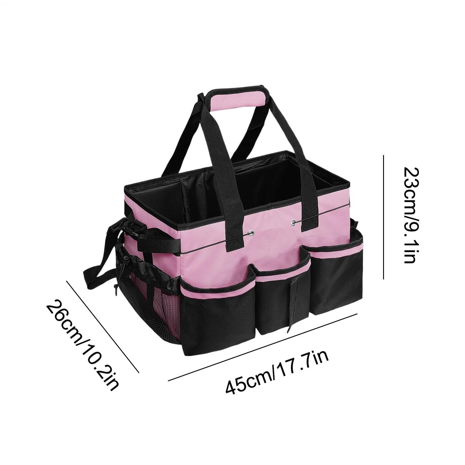 organizadora para limpiadores: divisor ajustable, clasificador de suministros de limpieza, unidad multibolsillo portátil, estructura de resistente y duradera | Solución de almacenamiento