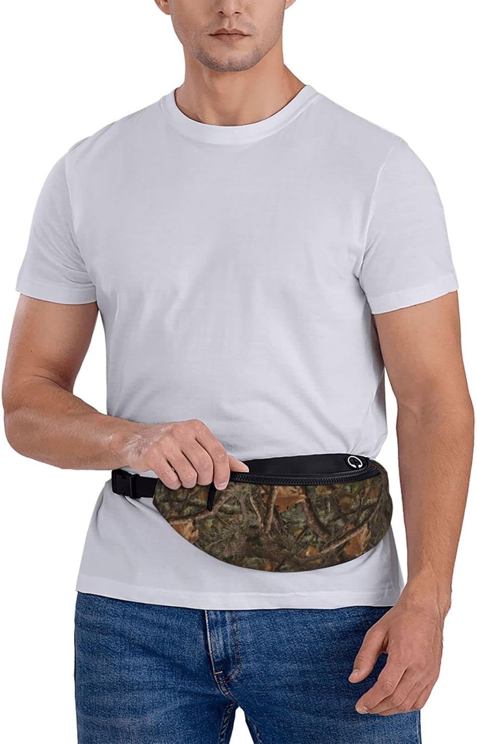 Camo Hunting Fanny Pack Waist Bag Adjustable Belt Bag For Men Women Traveling Hiking Cycling Running - Image 8