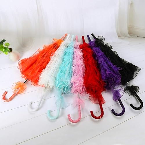 Miniatura 2 de Paraguas de encaje hecho a mano Forart para novia sombrilla de encaje hecha a mano para dama de honor para bodas fiestas bailes y fotografías do