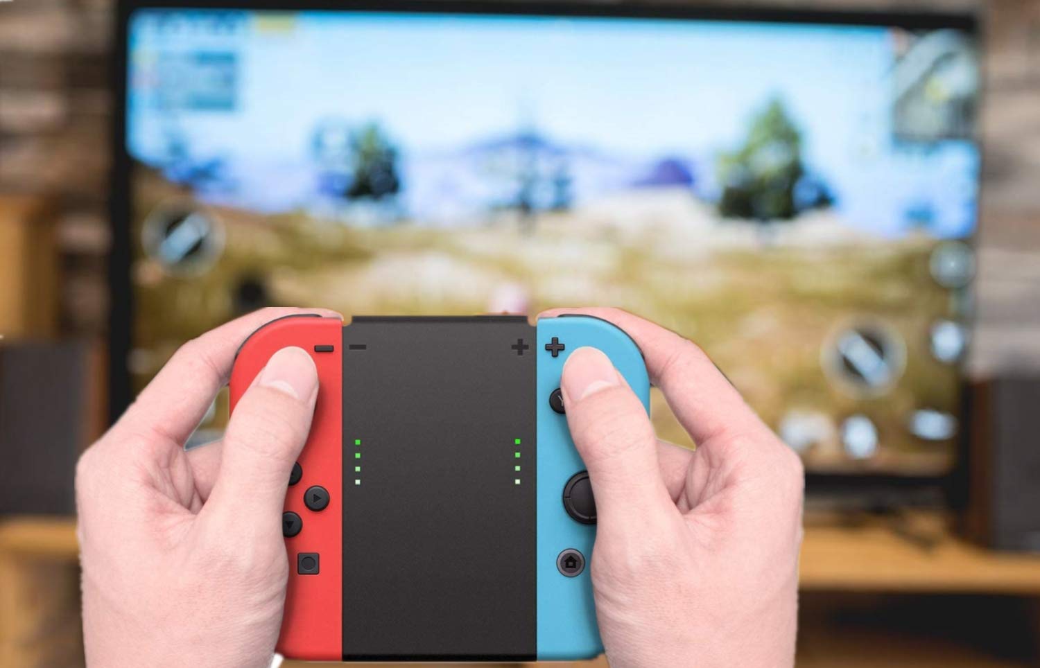 FANPL 5 in 1 Hand Grip Connector for Nintendo Switch Joy Con & OLED