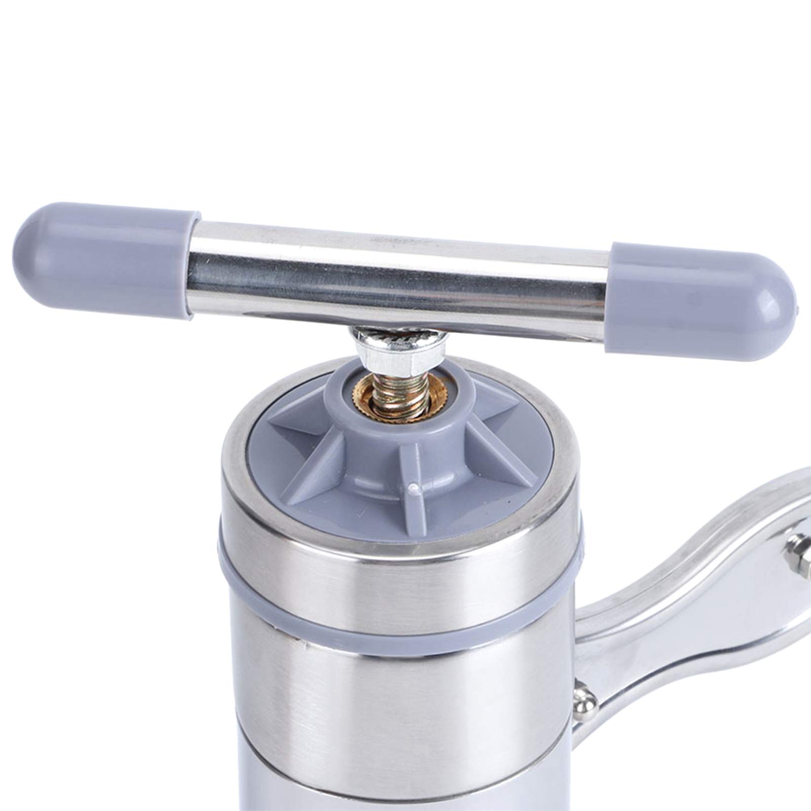 Exprimidor de Miel, Mini Extractor de Miel Portátil 7,5 X 7,5 X 2,4 Pulgadas Extractor de Miel Portátil de Acero Inoxidable Prensa de Miel Manual para el Hogar Máquina Prensadora