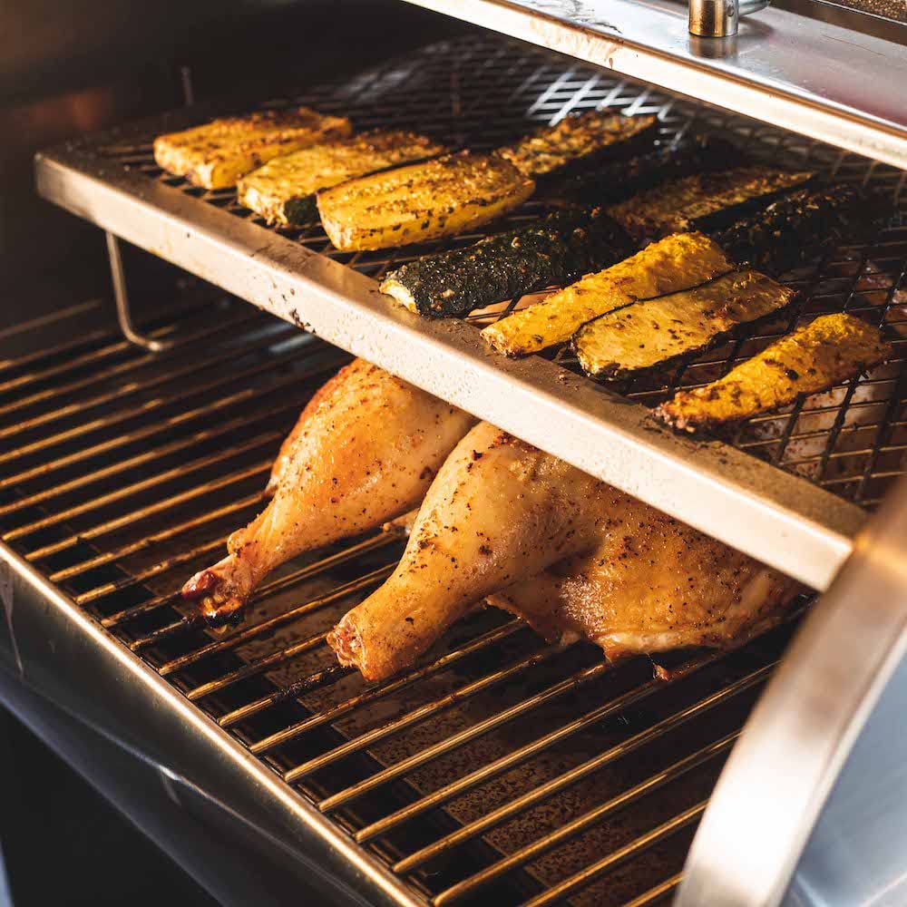 RT-700 Front Folding Recteq RT-2500 BFG Wood Pellet Smoker Grill