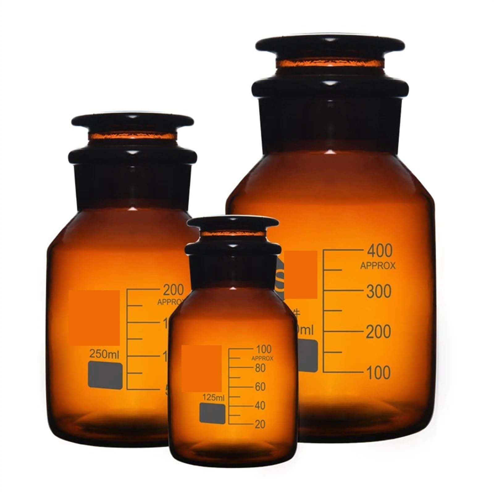 Butelka na odczynniki ze szkła laboratoryjnego, z matowym wlewem, z uszczelką, różne rozmiary, 60-1000 ml, opakowanie 9 sztuk(1000mlX1pcs)