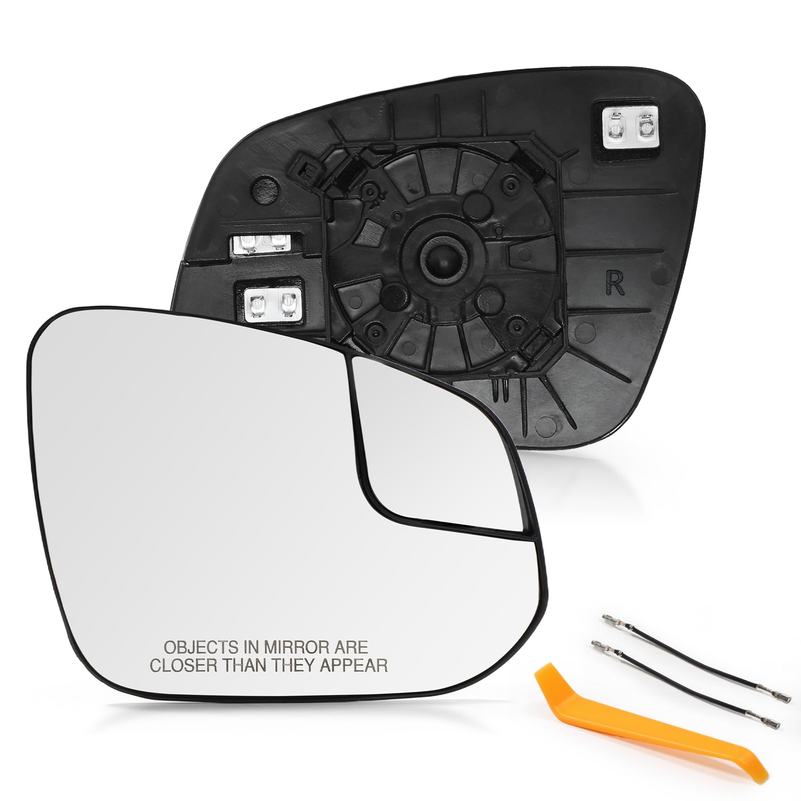 E-Vniko Right Passenger Side Mirror Glass (RH)