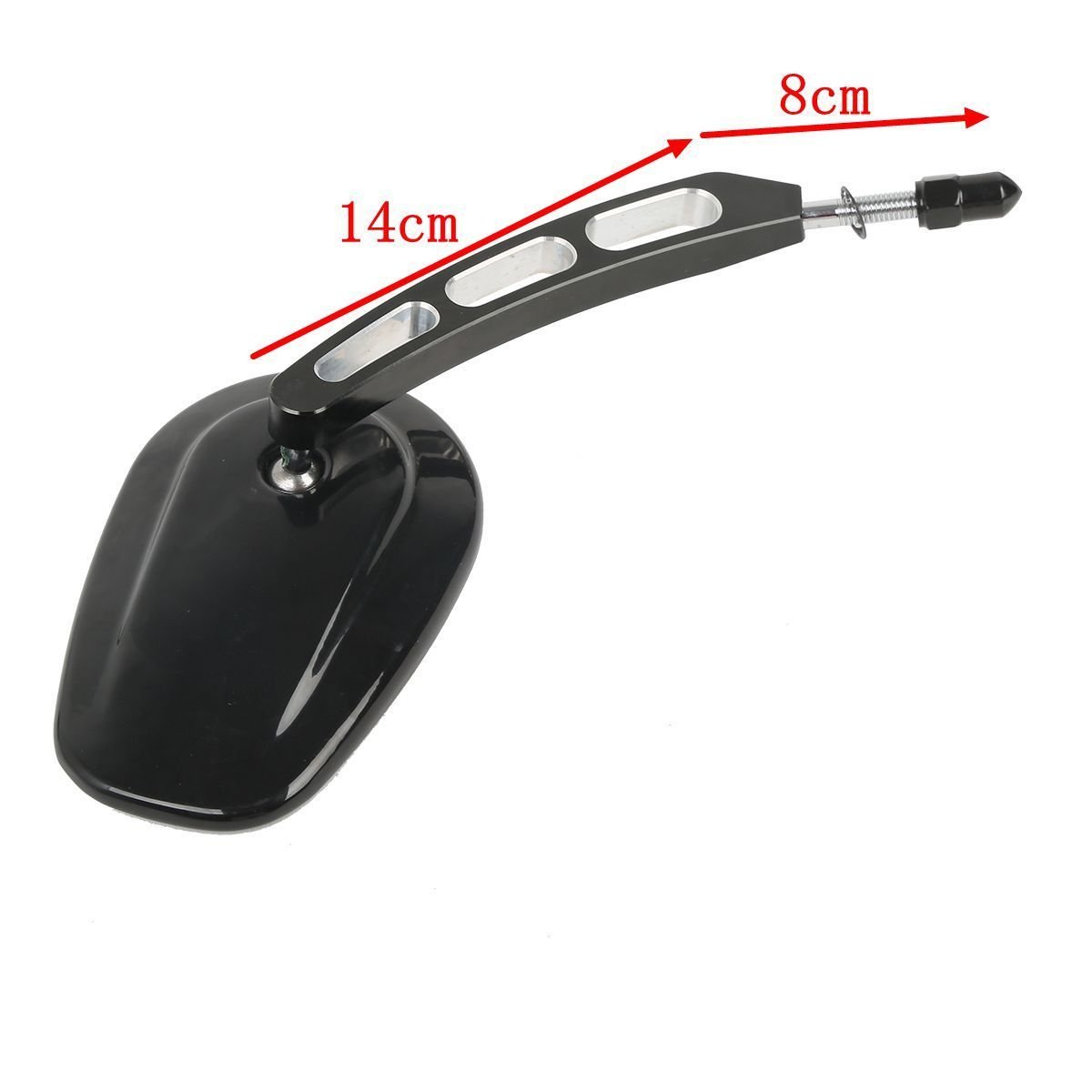 TCMT Rétroviseur universel 8 mm pour Harley Sportster XL Touring Dyna Bobber Chopper 1982-2021