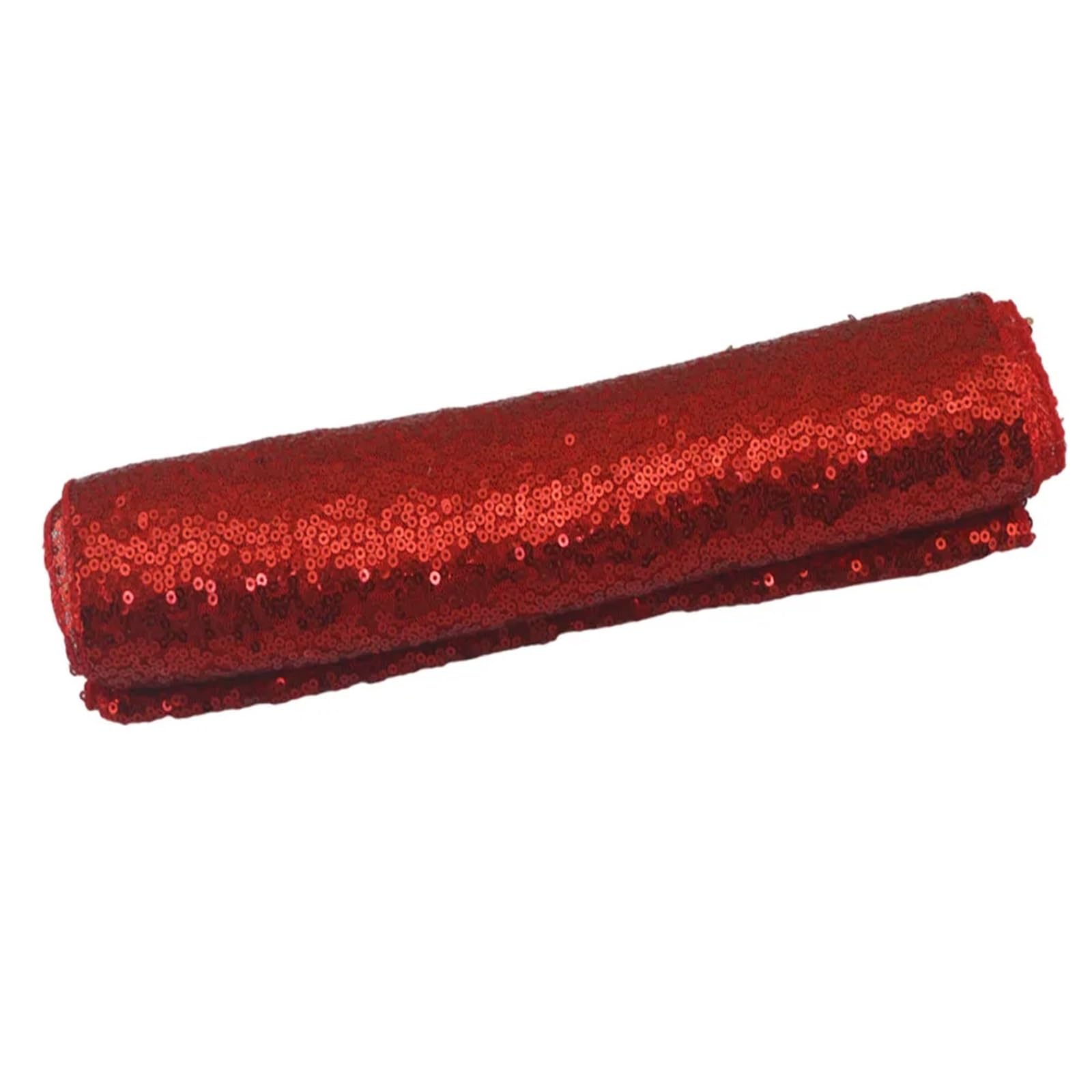 Chemin de table sequins rouge 30x140 cm lot de 5 pour decoration de Noel