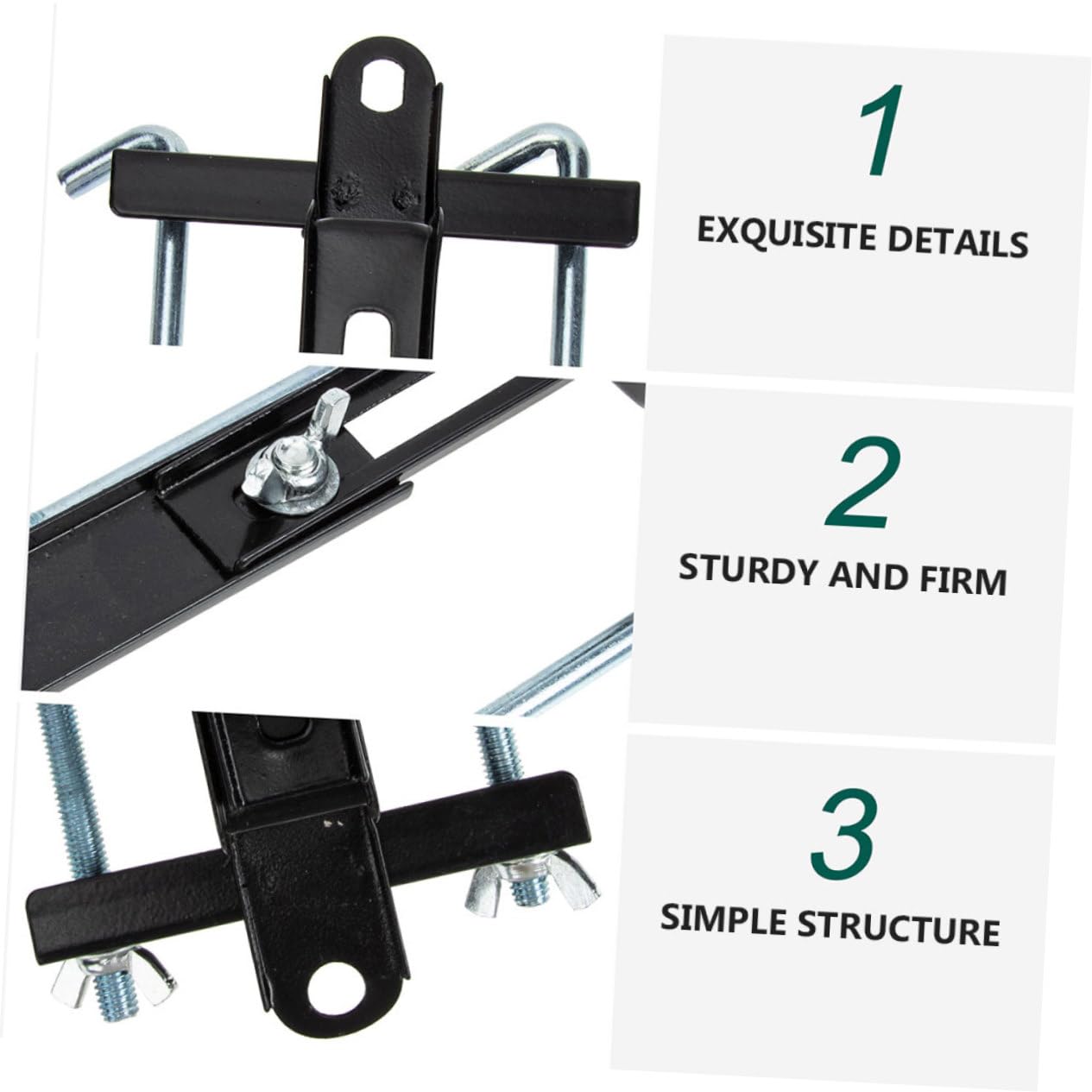 2pièces Support De Batterie Voiture Réglable Support Fixation Batterie Bac à De Voiture Arrimage Pour Automobile
