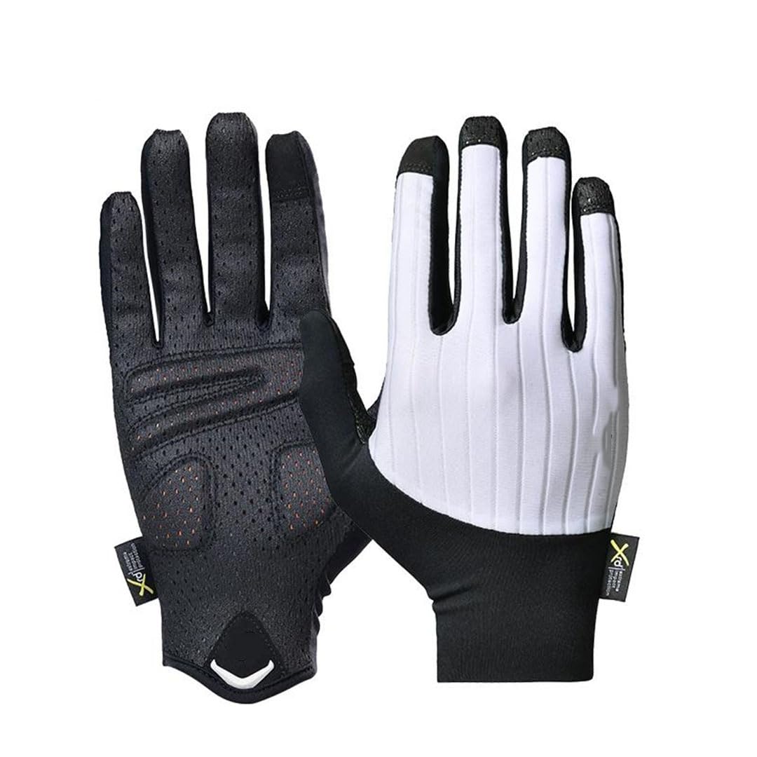 Męskie profesjonalne rękawiczki rowerowe sprężynowe do ekranu dotykowego Shock Gel Pad Full Finger Road Gloves