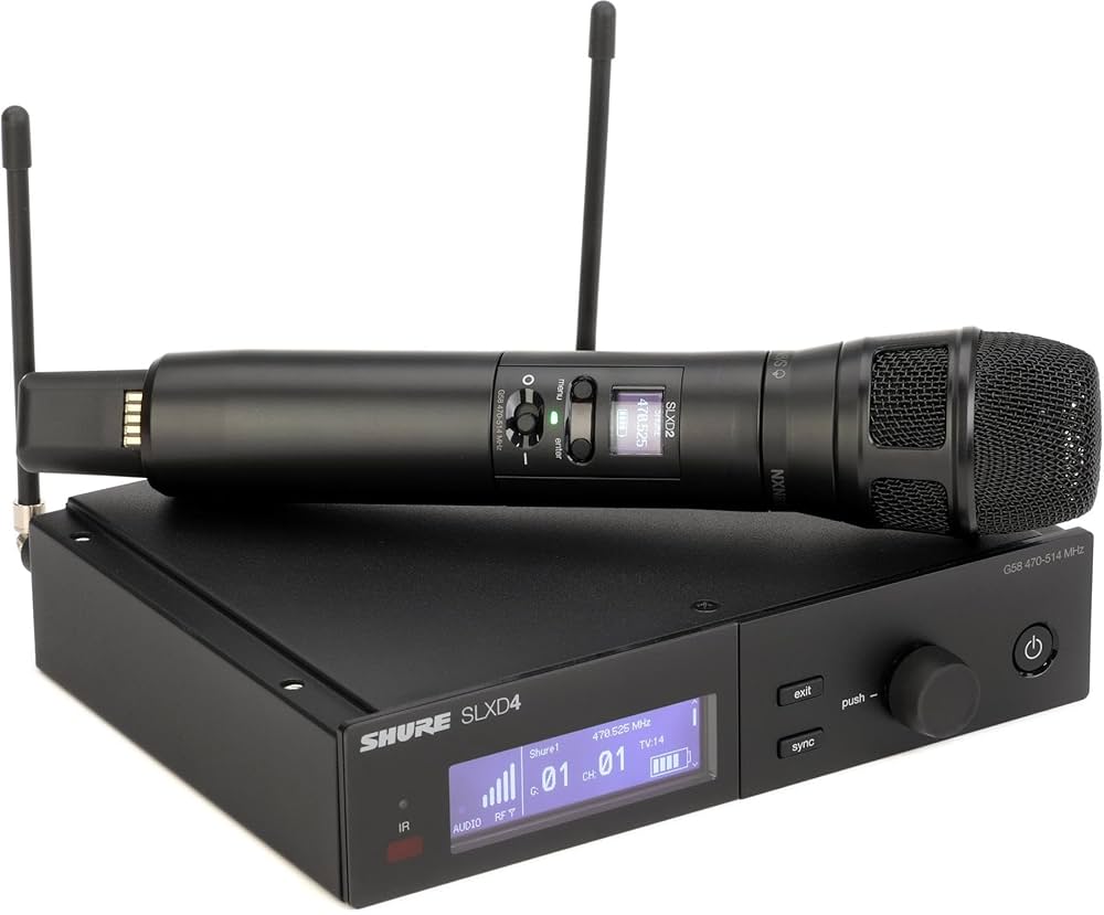 Amazon.com: Shure SLXD24/N8SB Wireless Microphone System