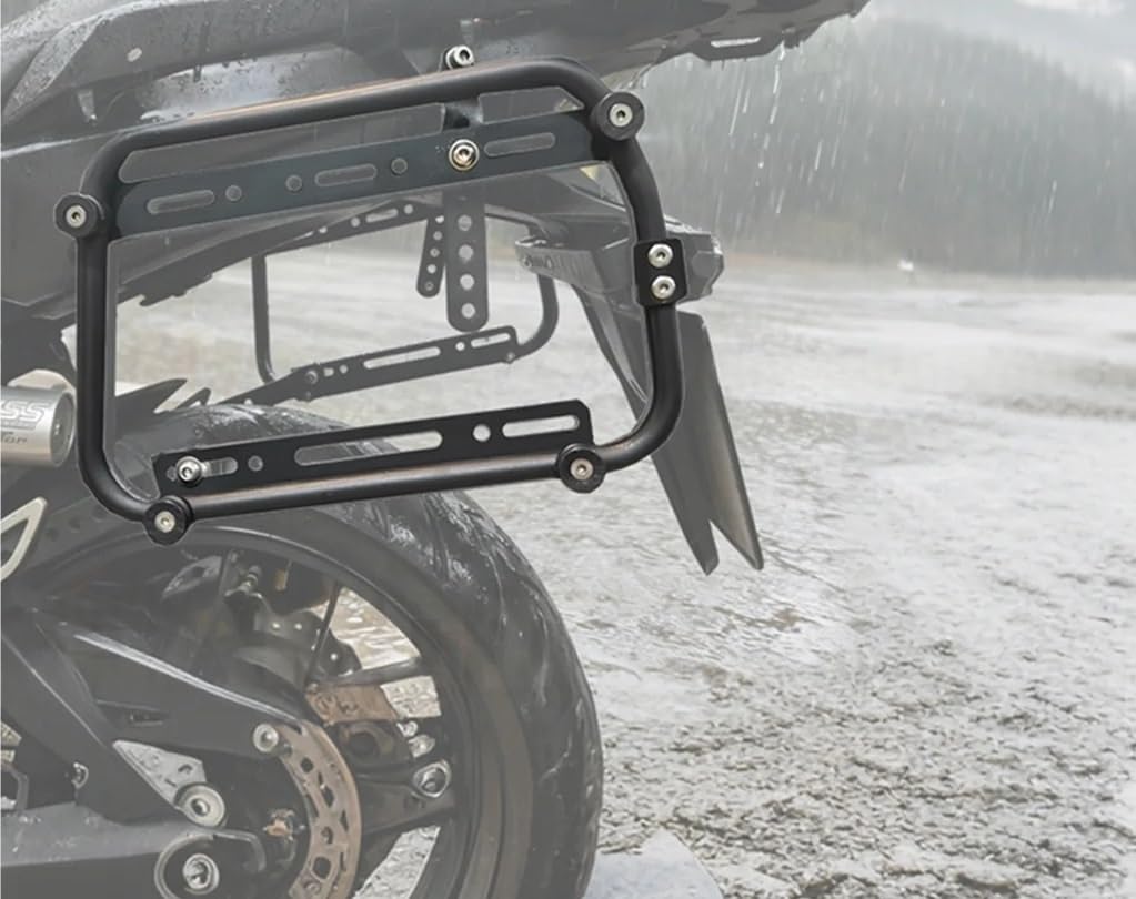 Moto Tylny bagażnik Pasuje Do Zdejmowanego Wspornika Bocznego Motocykla Pasuje Do Suzuki-uniwersalny Bagażnik Ze Stopu Aluminium