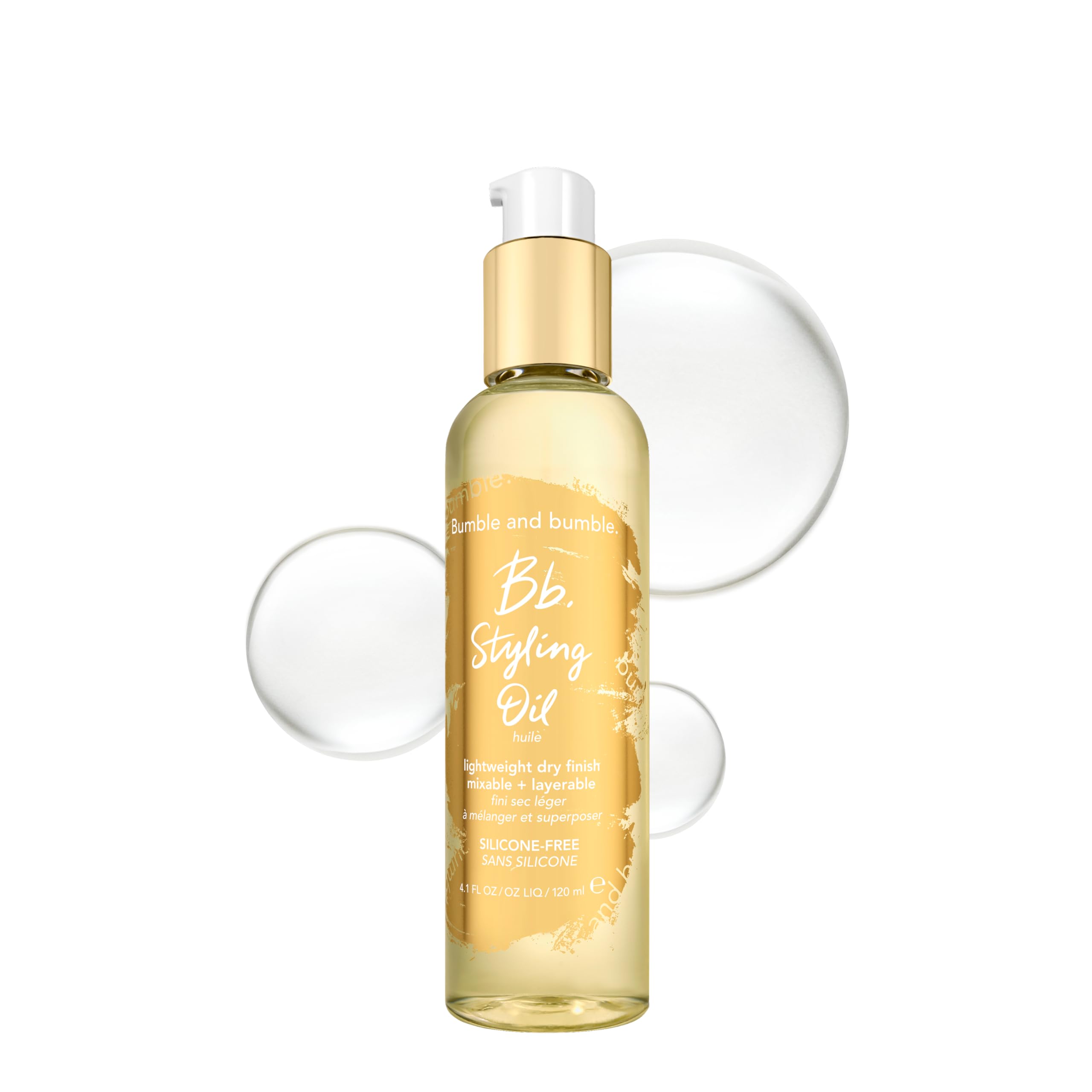 Bumble and bumble. Styling Oil Huile cheveux prévient la formation des pointes fourchues + anti-frisottis
