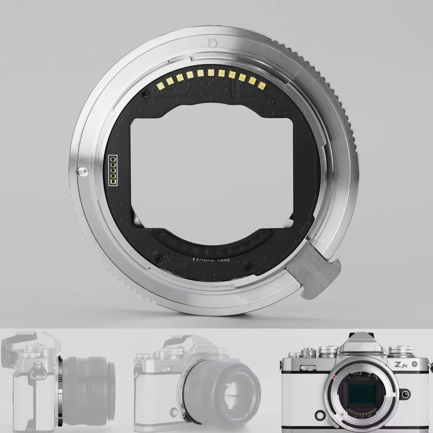 VBESTLIFE Anello Adattatore per Microscopio T Mount, Microscopio 23,2 Mm Tubo di Prolunga T Mount Anello Adattatore T2 Mount per E Mount