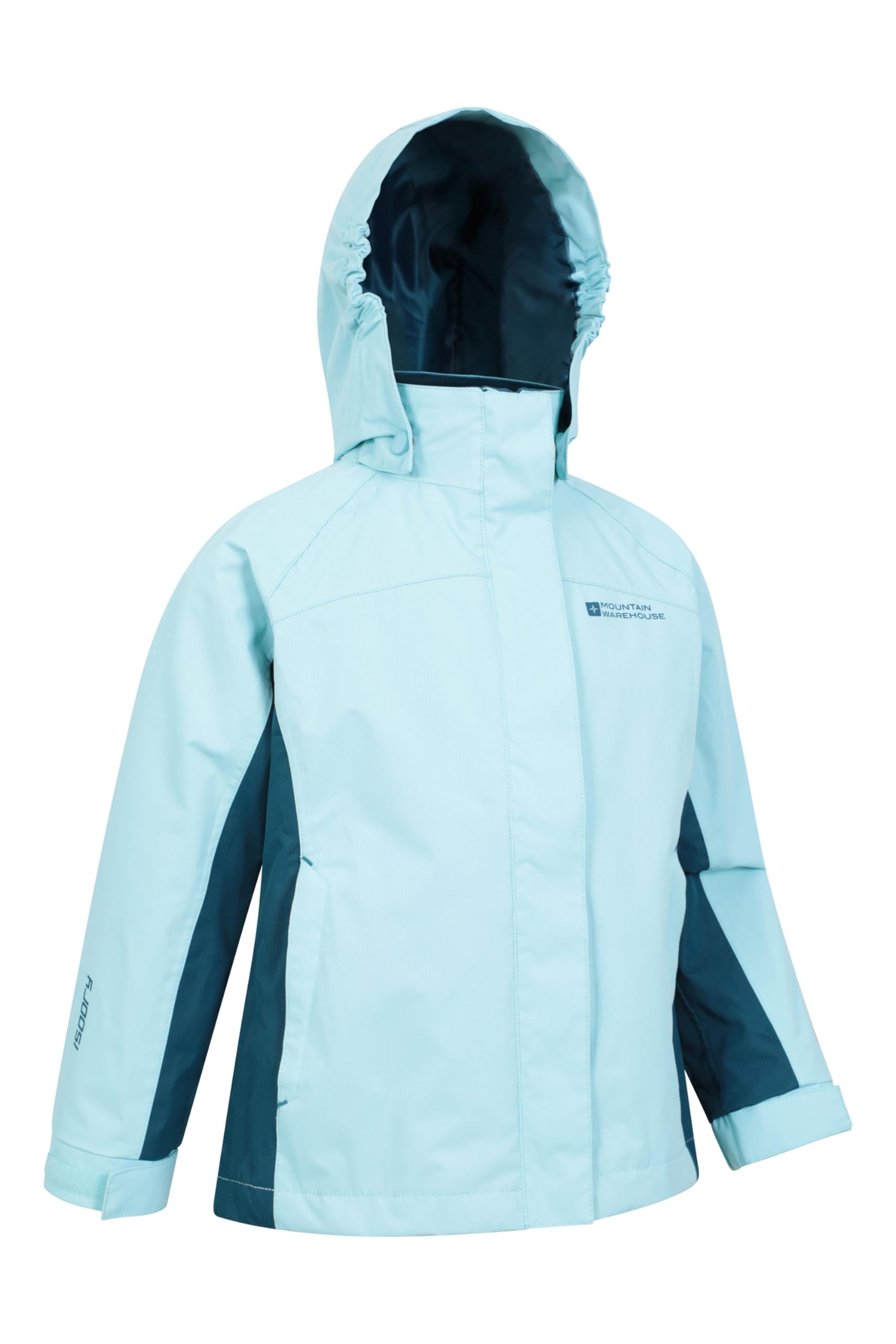 Mountain Warehouse Veste Enfants Shelly II - Manteau imperméable, Coutures étanches, Poignets Ajustables, Poches, garçons et Filles - Printemps été