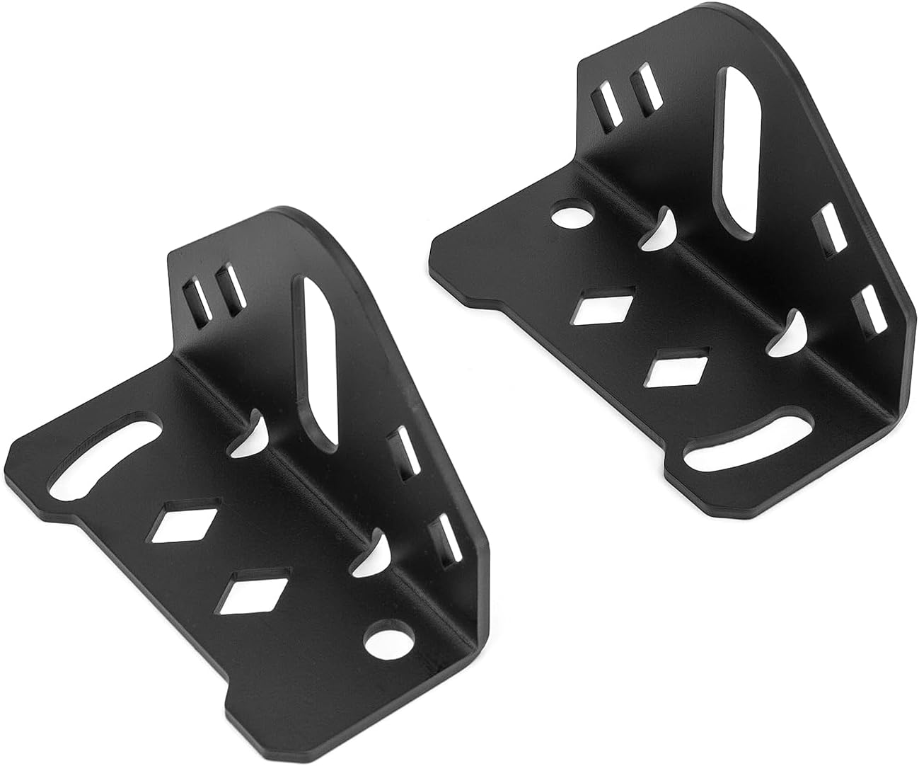 WeiSen 2pcs UTV Roll Cage Whip Light Mount Bracket for Cargo Reverse Brake Strobe Pod Lights Compatible with Can Am Maverick R /Max All Models 2024-2026