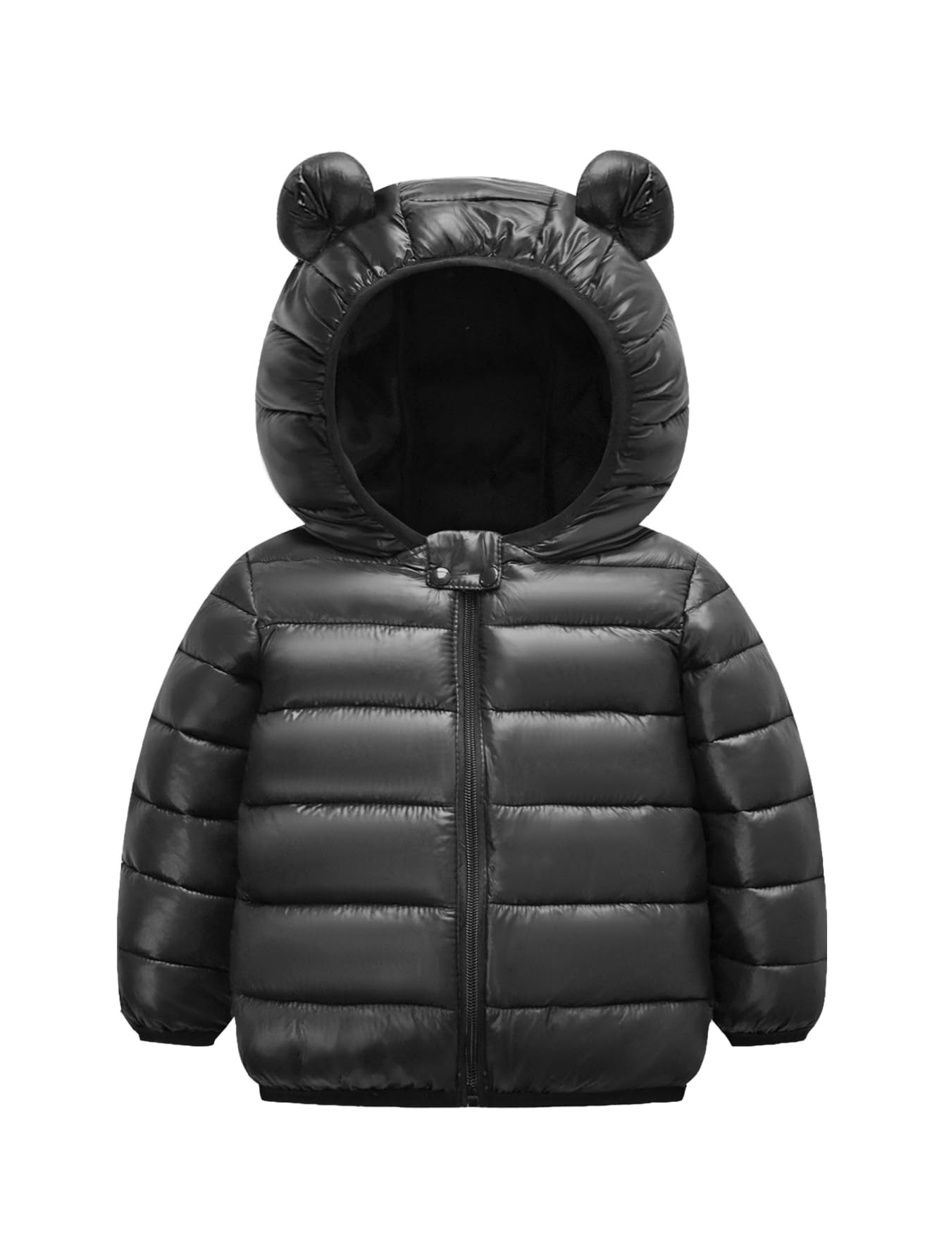 HILEELANG Kids Boy Girl Winter Hooded Puffer Jackets Coats Light Weight Padded Outerwear