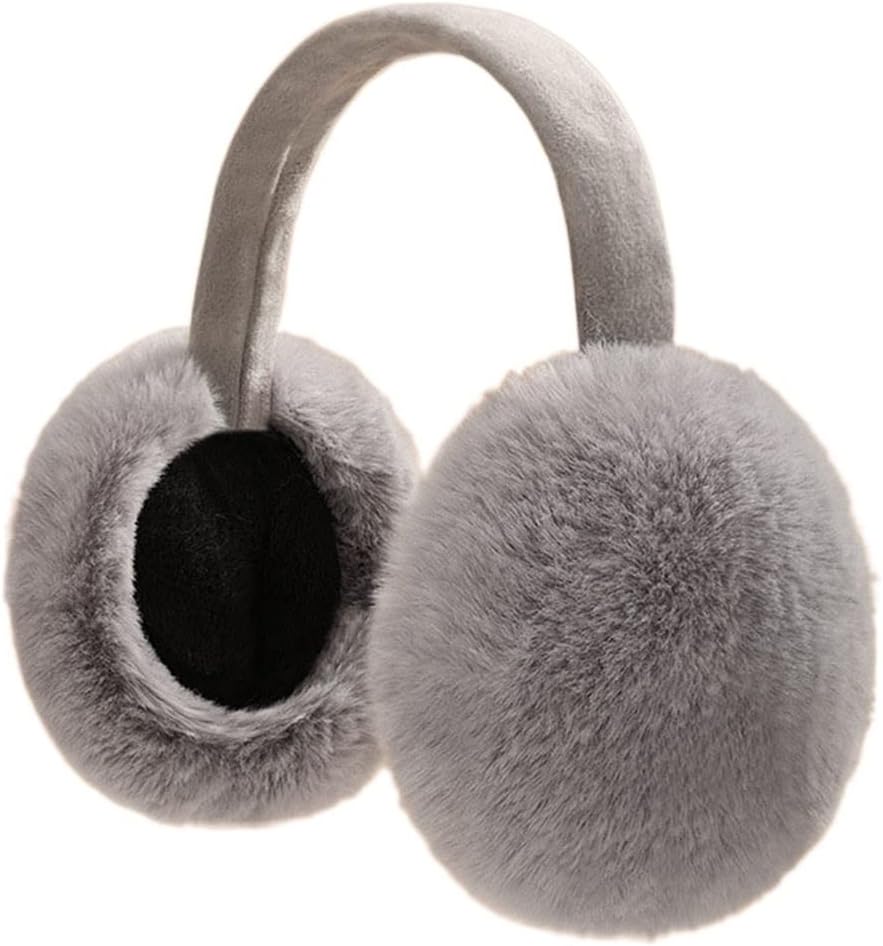 DSFEOIGY Net Red Plush Earmuffs Winter Female Cute Furry Warm Earmuffs Riding Windproof Antifreeze Earmuffs Earmuffs : Clothing, Shoes & Jewelry