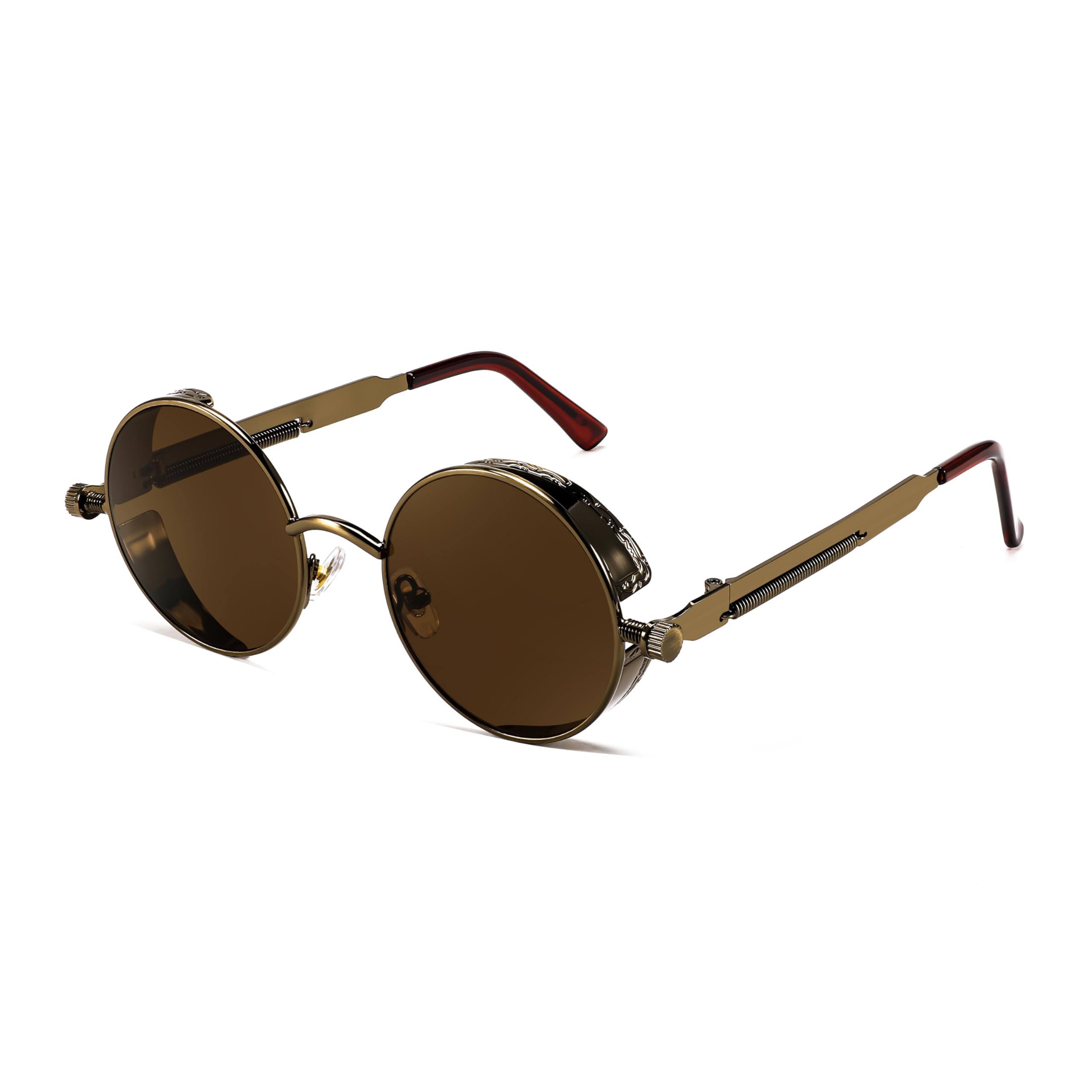 FEISEDY Retro Gothic Steampunk Sunglasses For Men Women
