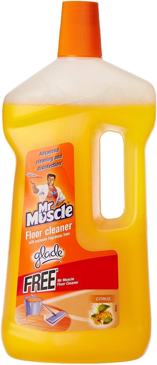 Mr. Muscle Floor Cleaner Glade Citrus - 1L With Free Mr. Muscle Floor Cleaner Floral Perfection 500ml