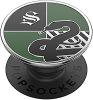 Vista 1 de PopSockets PopGrip - Soporte y agarre extensible con una parte superior intercambiable para teléfonos inteligentes y tabletas - Esmalte Slytherin