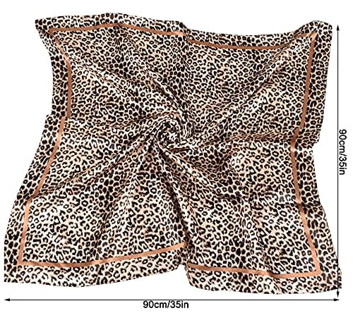35'' Leopard-Print Satin-Silk-Like-Hair-Scarf Bandana-Light-Head-Wraps-Neck-Face-Scarves-Cover-for-Women4