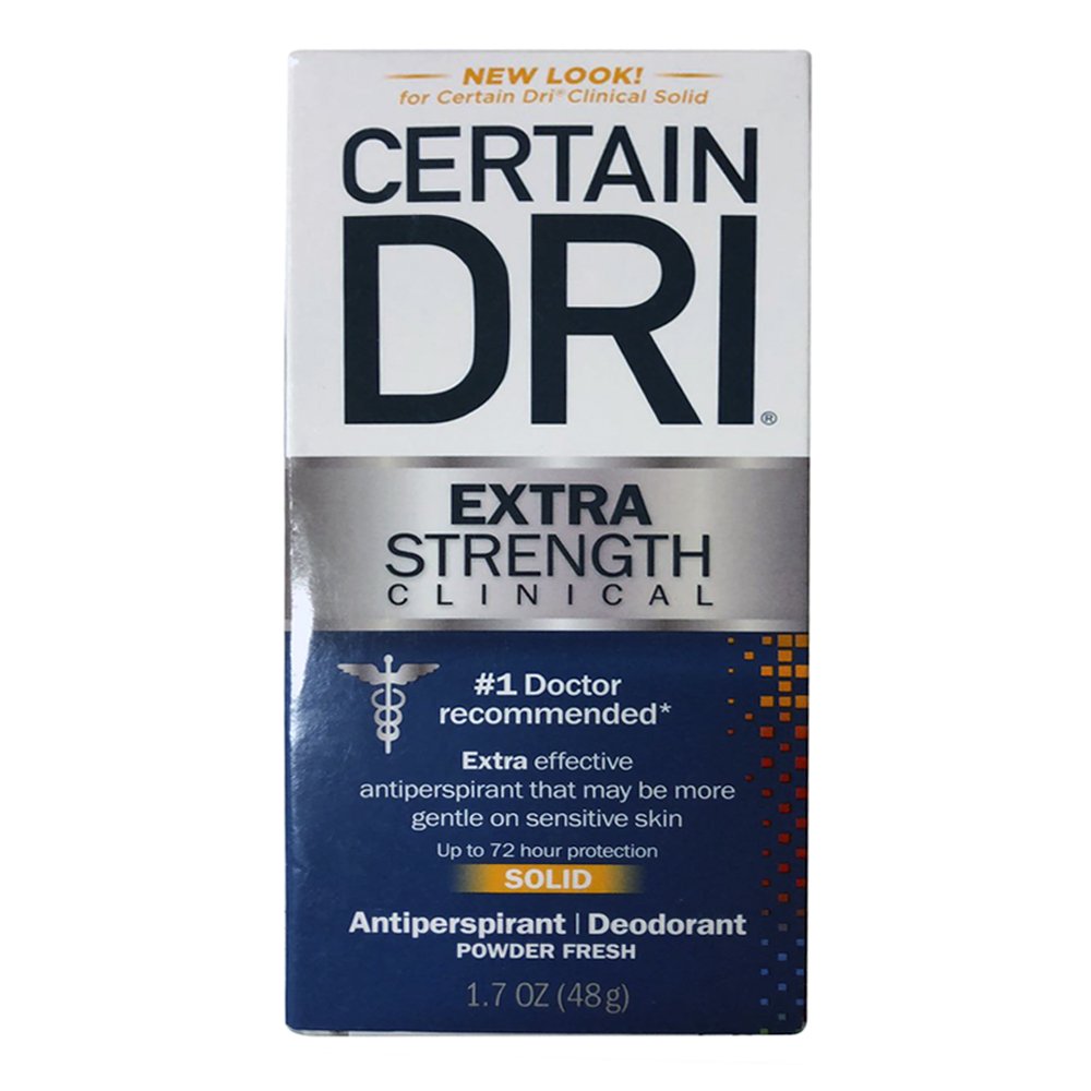 CERTAIN DRI Anti-Perspirant Solid 1.7 oz (Pack of 7)