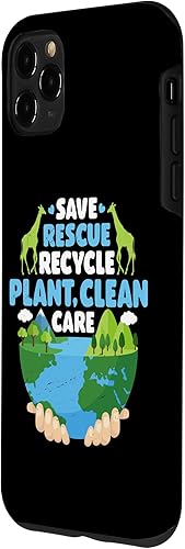 Vista 26 de iPhone 13 Pro Max Earth Day Save Rescue Recycle Plant Clean Environment Planet Case