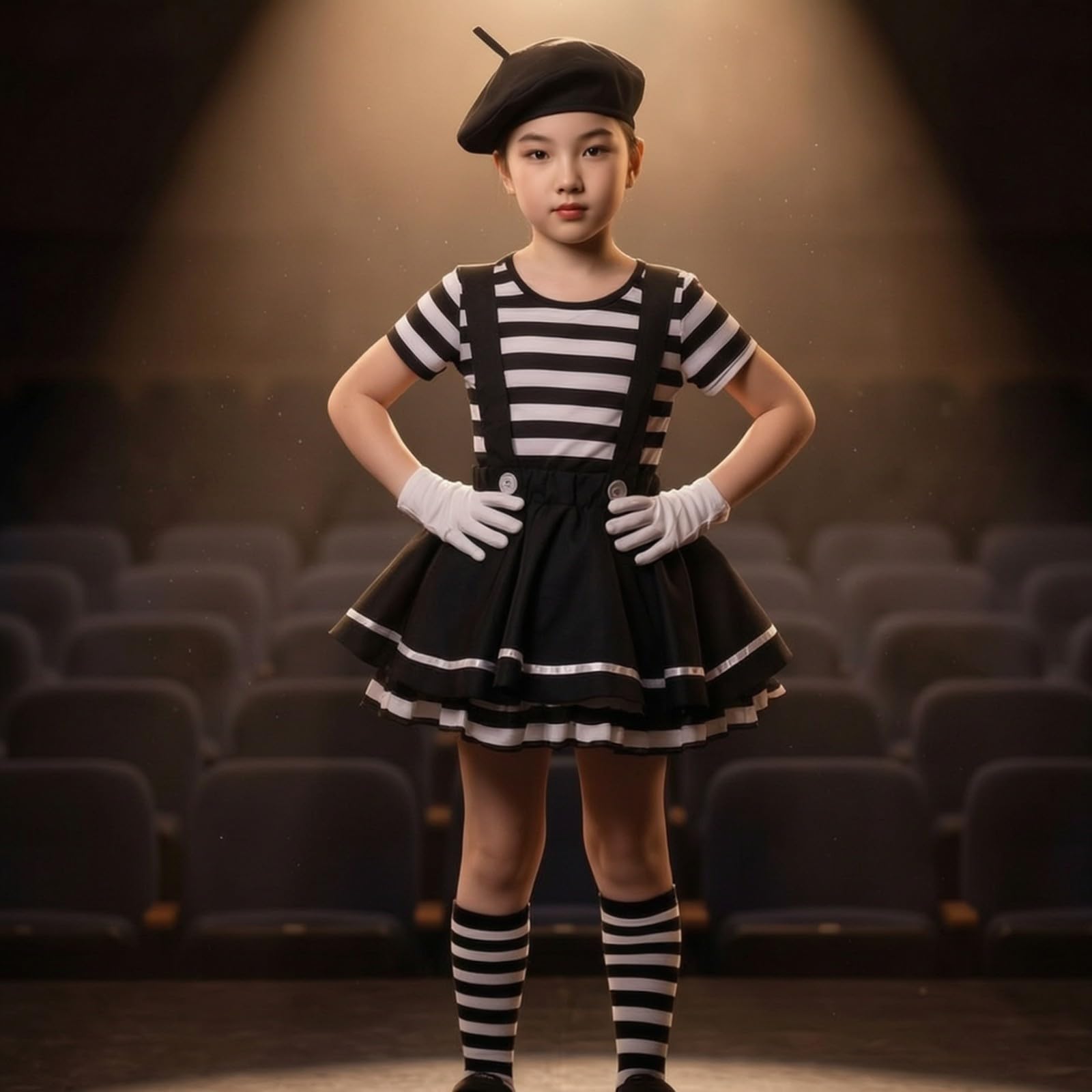 Costume da con Guanti Bianchi | Travestimento da, Co, per Feste in Maschera, Carnevale, Halloween