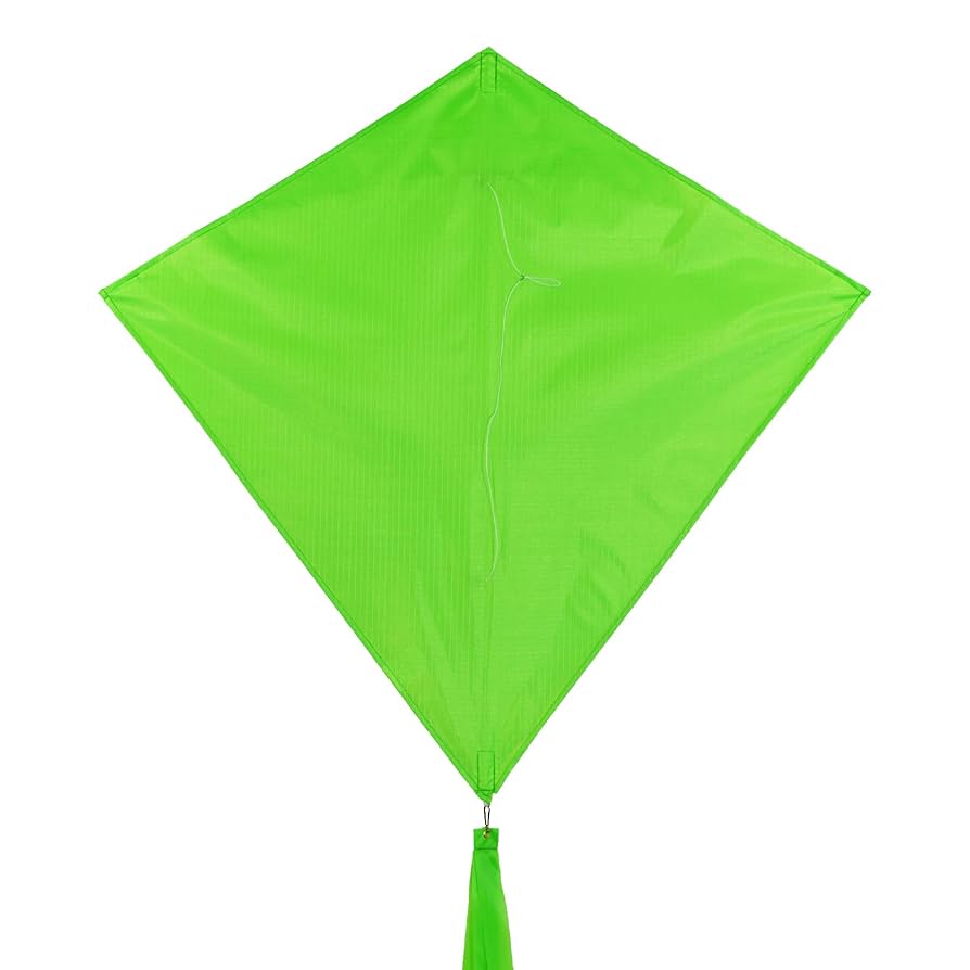 Amazon.com: In the Breeze 3297 - Lime 30 Inch Diamond Kite