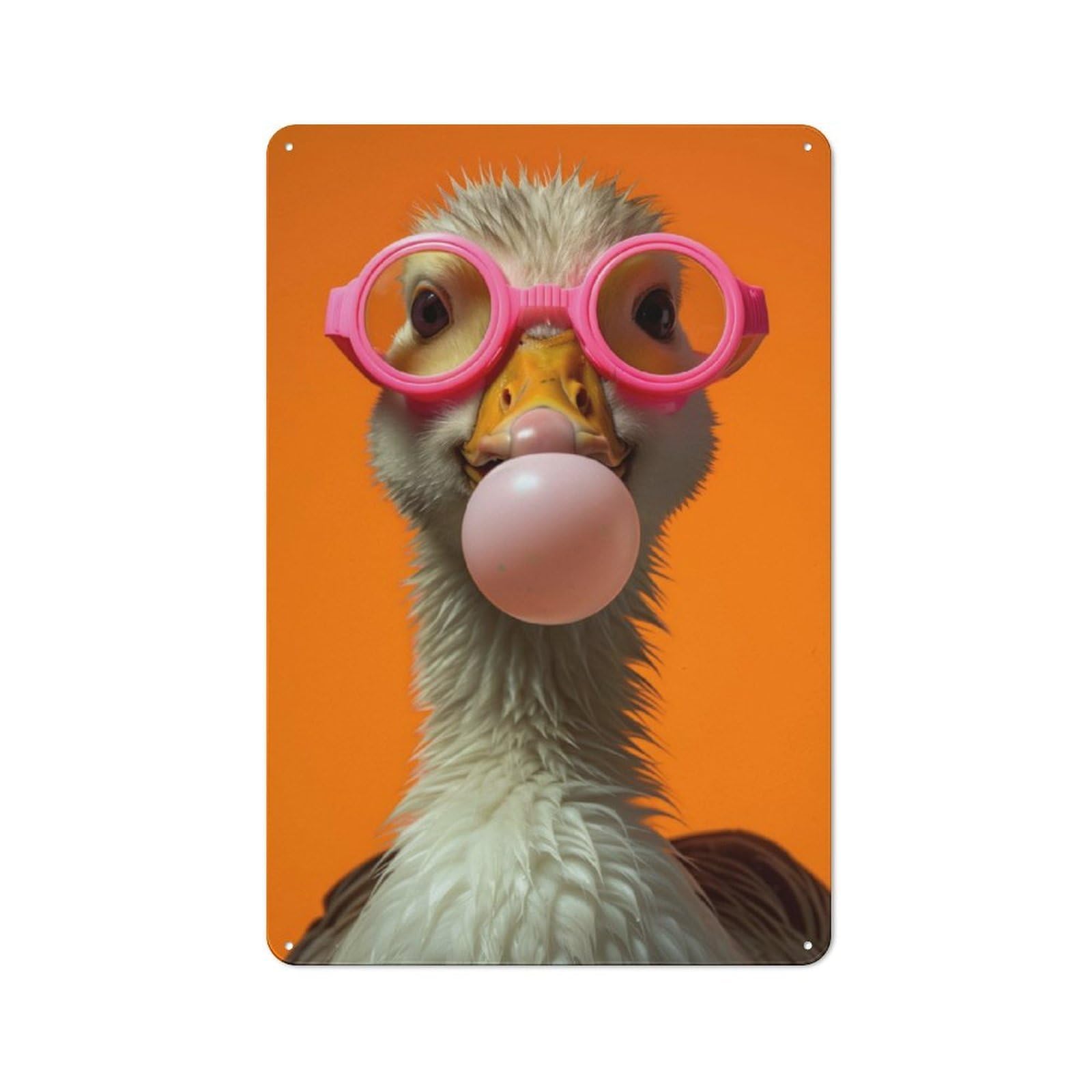 Junmoney Goose Bubblegum Vintage Tin Sign 30X20cm With For Man Cave Or Games Room, For Games Room Collectors