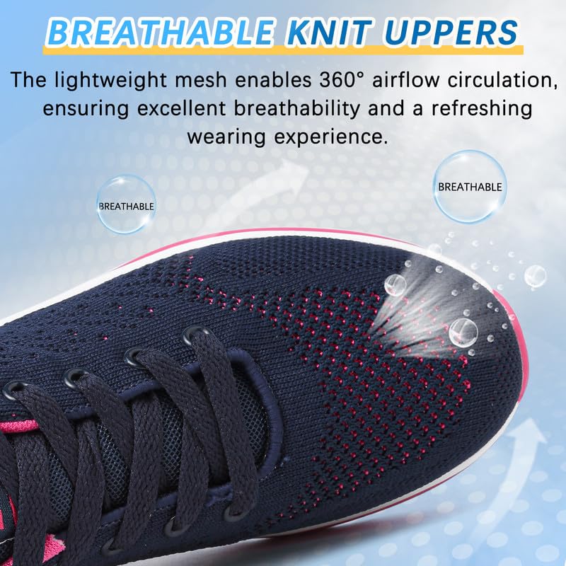 Scarpe Running Donna Scarpe Sportive Scarpe da Ginnastica Donna Camminata Sportive Sneakers Traspiranti Leggero Air Scarpe Trekking Jogging Trail Outdoor Fitness Tennis Sneakers