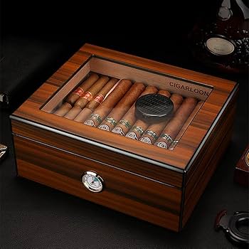 Amazon | 葉巻ケース おしゃれシシダー ウッド シガー ヒュミドール