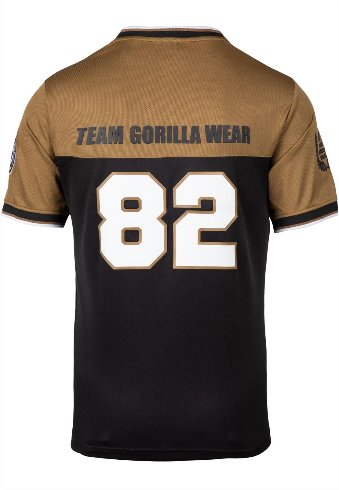 GORILLA WEAR Trenton Football Jersey - Nero/Bianco