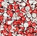 Hershey's Kisses Cherry & Milk Chocolate - 2 LB Bulk Candy, Approx. 200 Pieces in Red and Silver Foil