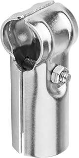 10 Sets 1 Inch T Pipe Clamp Connector Chain Link Fence Clamp, Stainless Steel 201 Tee Chain Link Fence End Rails Clamps, Thickness 1.7mm(Fits Metal Pipe O.D.: 1"(25mm), which Trade Size is 3/4")