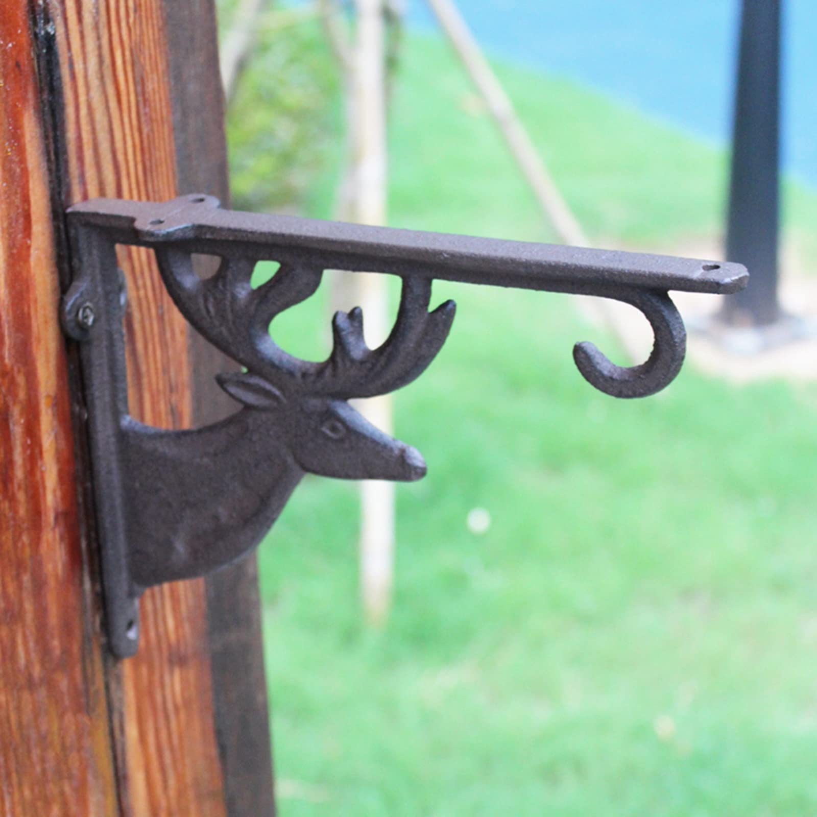 Amazon.com: TZUFA Shelf Brackets Cast Iron Heavy Duty