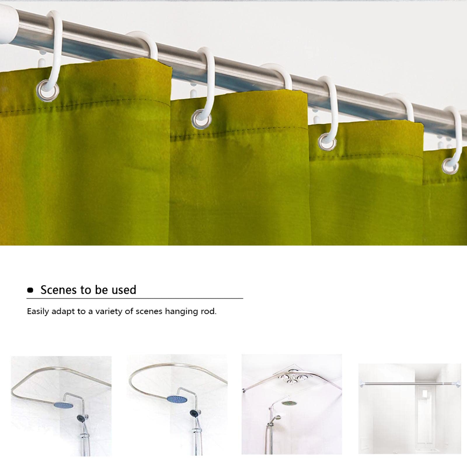 Cortina de ducha verde y rosa con 12 ganchos Mark Rothko Juegos de cortinas de ducha de baño Cortinas de bañera de secado rápido impermeables Calidad del hotel 200x200 cm