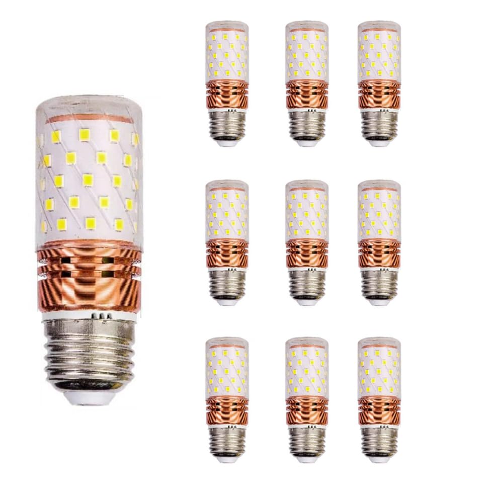 Paquete de 2/10 Bombillas Led de Tornillo de Maíz E27 de 16 W, 85-265 V, No Regulables, 1600 Lm, Cálido, 3000 K, 100 W, Equivalente a Bombillas Incandescentes de Maíz de Bajo Consumo/E27-400