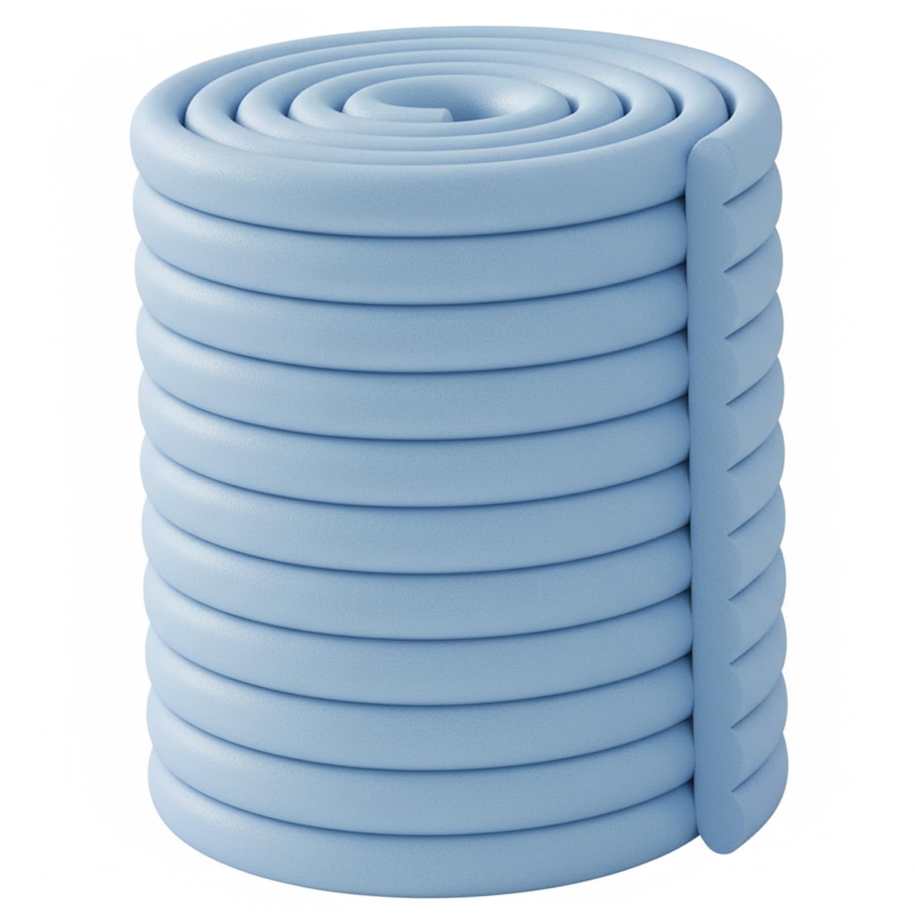 Protecteur d'angle pour bébé, Coins et Bords à l'épreuve des bébés 16x79 Pouces, Protecteur de Bord en Mousse Anti-Collision, Bord d'épreuve en PVC épais pour Table Murale, Armoire, cheminée, Bleu