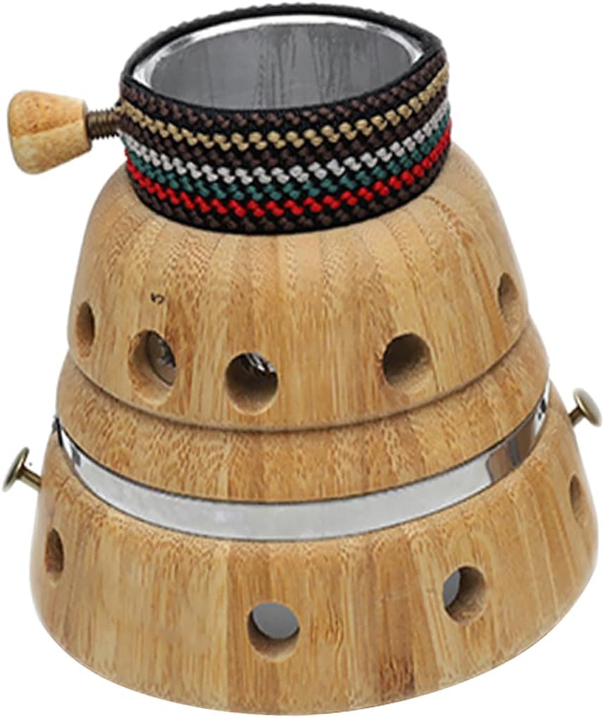 Bamboo Moxibustion Box for Moxa Burn Dried Moxa Stick Burner Holder Traditional Therapy for Pain Relief