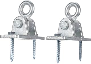 Unomor 1 Set Swing Hanging Buckle Indoor Swings Kids Swings Outdoor Swings Swing Kits Swing Hanging Hook Swing Utensil Accessories Child Cast Steel Silver Lifts Indoor Kids Swing