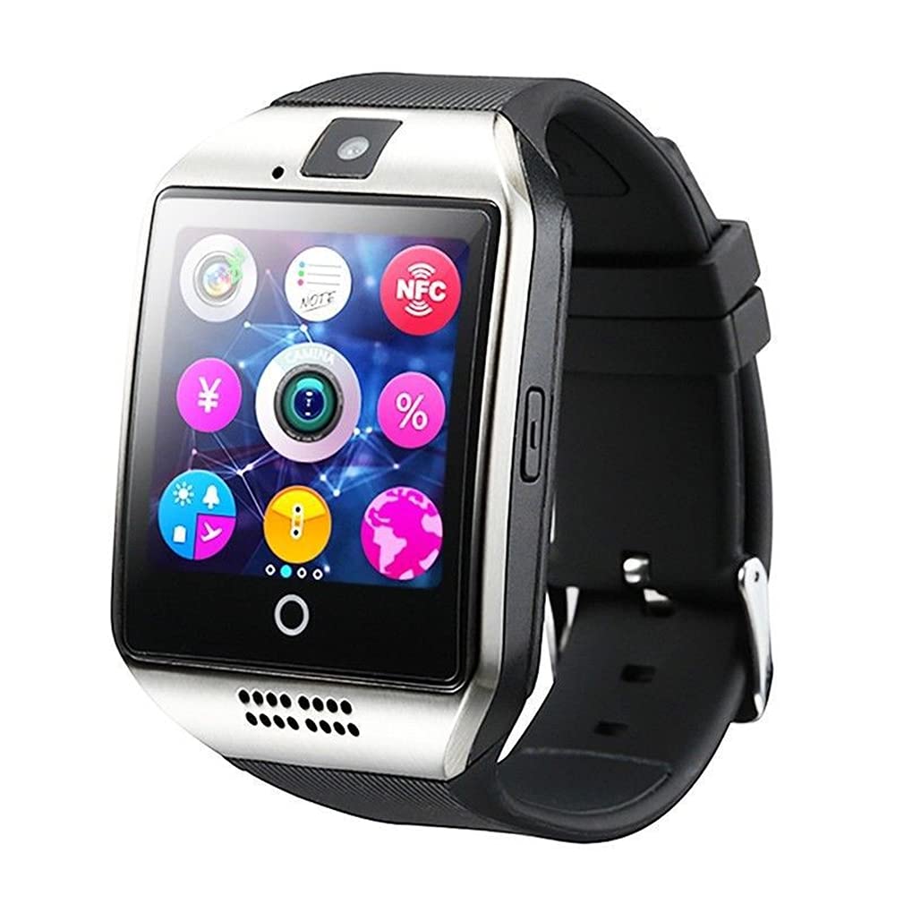 Smart Watch Schermo LCD TFT da 1,4" Fitness Tracker, Smartwatch con Frequenza Cardiaca, Musica, SIM Integrata E Scheda TF da 32 GB, Pedometro con Cardiofrequenzimetro,Argento
