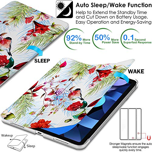 Image of DuraSafe Cases for iPad Pro 12.9 3rd Generation 2018 PC Case A1876 MTEL2HN /A MTEM2HN /A A2014 MTFN2HN /A MTFQ2HN /A A1983 MTHN2HN /A MTHU2HN /A MTJA2HN /A MTJ02HN /A MTJN2HN /A - Birds & Flowers