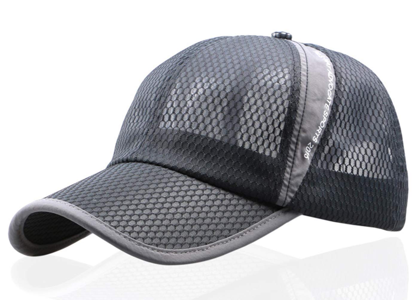 Quick Dry Baseball Caps for Men Sun Protection Caps Lightweight Sport Sun Hat Dark Gray-2