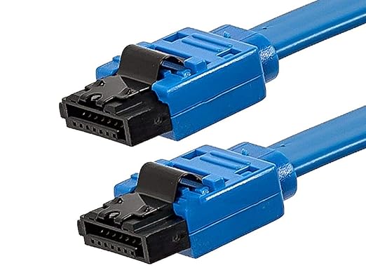 Monoprice SATA III 6Gbps Cable SATA 3 1.5 Pies Azul 10 Unidades con Pestillo miniatura 2