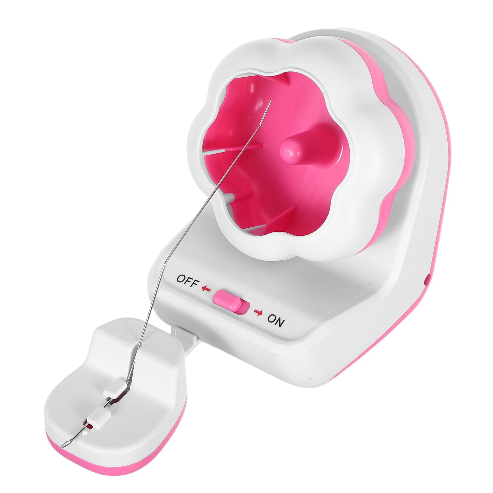 Máquina Eléctrica Automática para Enhebrar Cuentas white, Cuenco Giratorio Portátil para Bricolaje, Herramienta para Hacer Joyas Cuentas, Suministros para Pulseras Diy, Kit