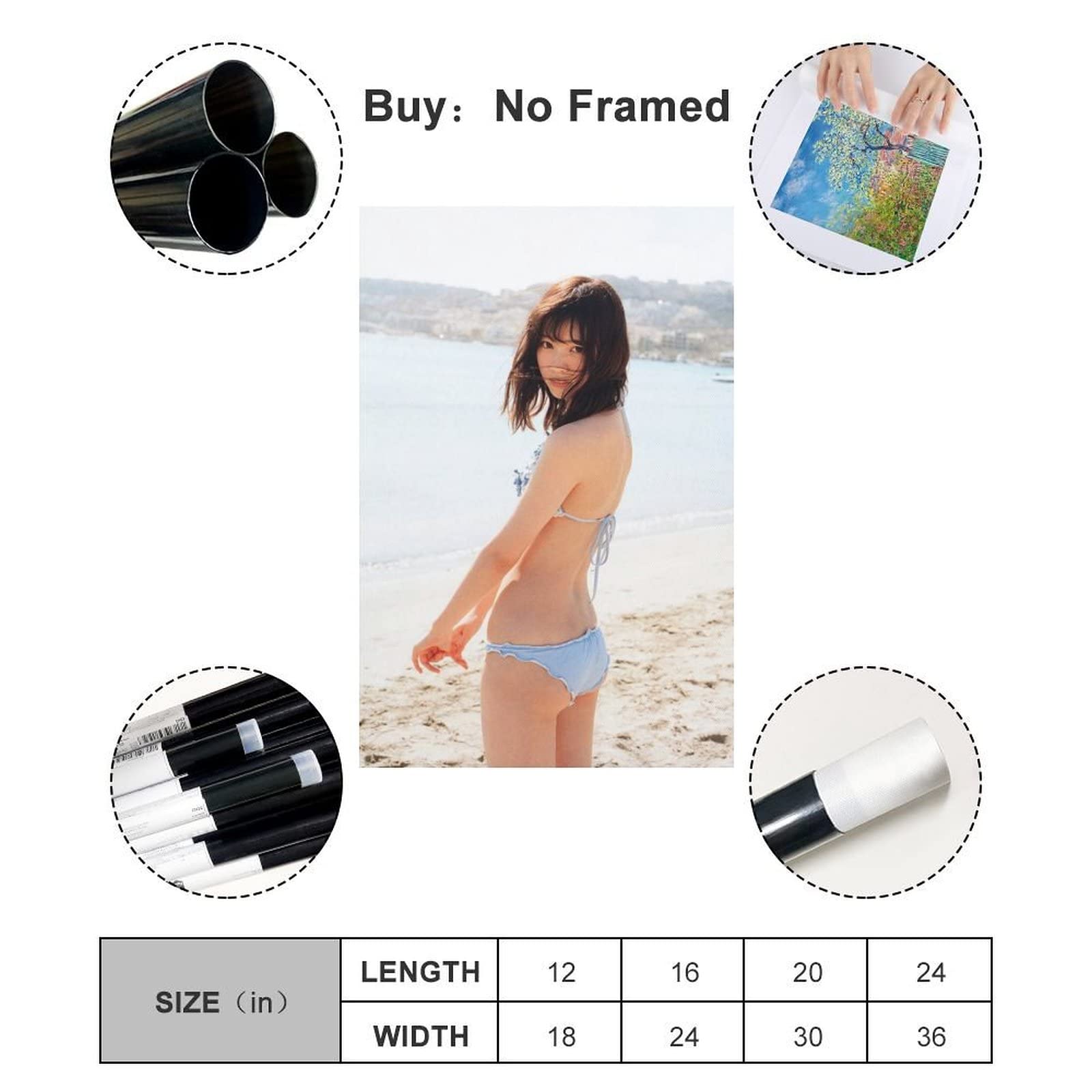 Amazon.co.jp: 乃木坂46 西野七瀬アイドルグラビアアートパネル