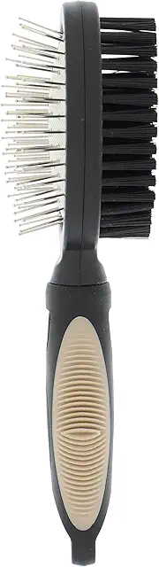 Brosse Double Face pour Chiens - Soin Pelage Longs/Courts - Taille S