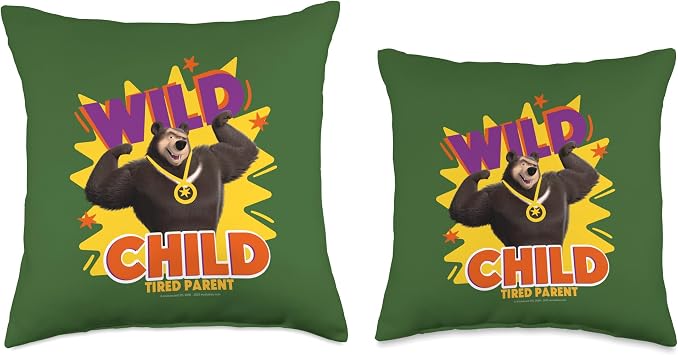 Friends. Wild Child Throw Pillow
